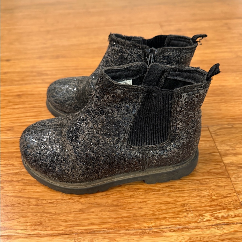 Carter's Glittery Black Kids Boots